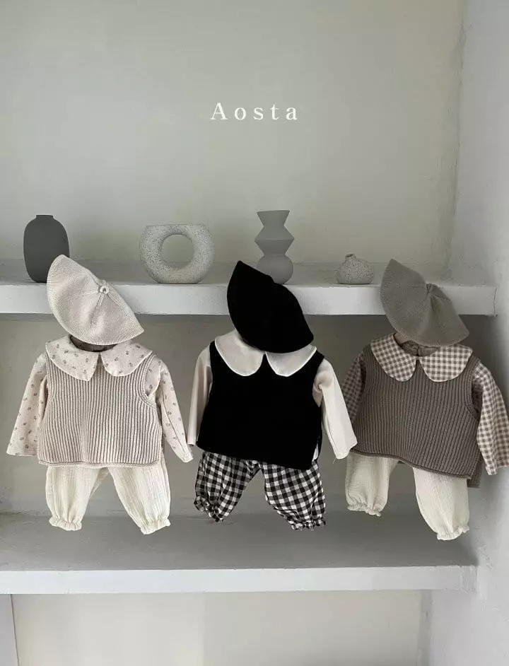 Aosta - Korean Children Fashion - #minifashionista - Circle Collar Tee - 4