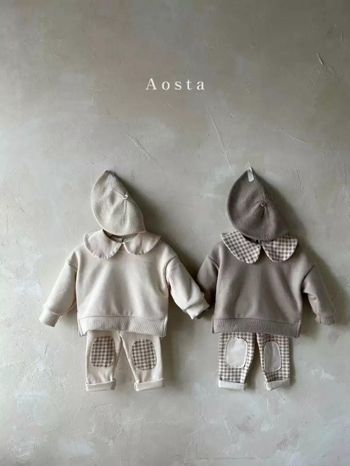 Aosta - Korean Children Fashion - #stylishchildhood - Circle Collar Tee - 7