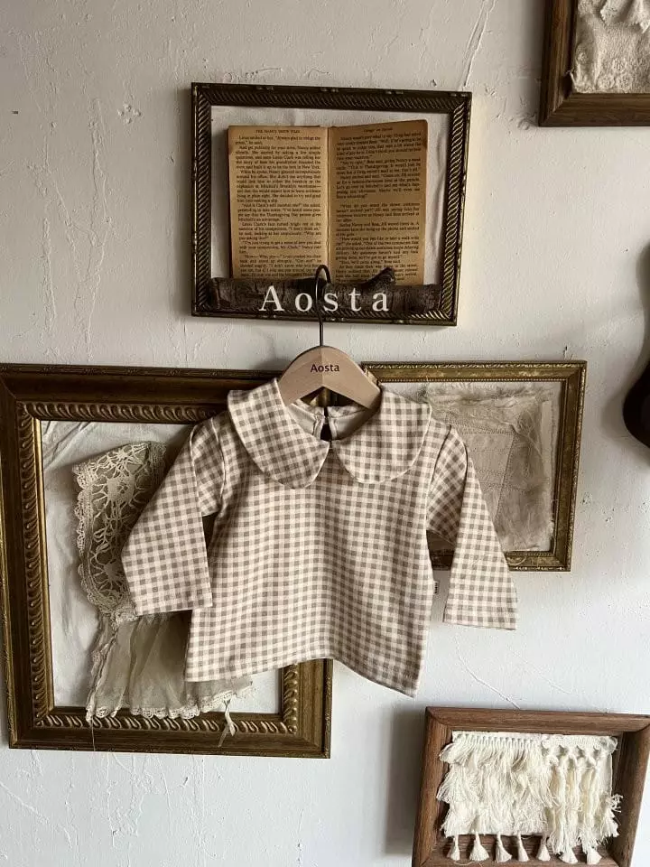 Aosta - Korean Children Fashion - #toddlerclothing - Circle Collar Tee - 6