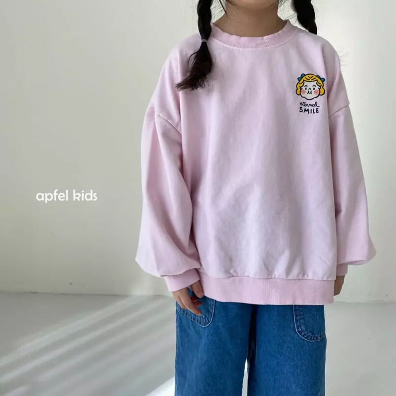 Apfel - Korean Children Fashion - #Kfashion4kids - Cheek Touch Sweatshirt - 8