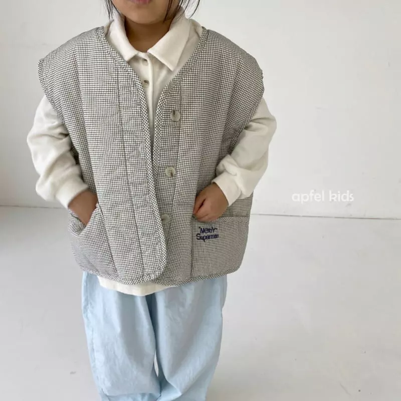 Apfel - Korean Children Fashion - #childofig - Supper Button Vest
