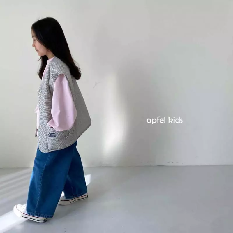 Apfel - Korean Children Fashion - #childrensboutique - Supper Button Vest - 3