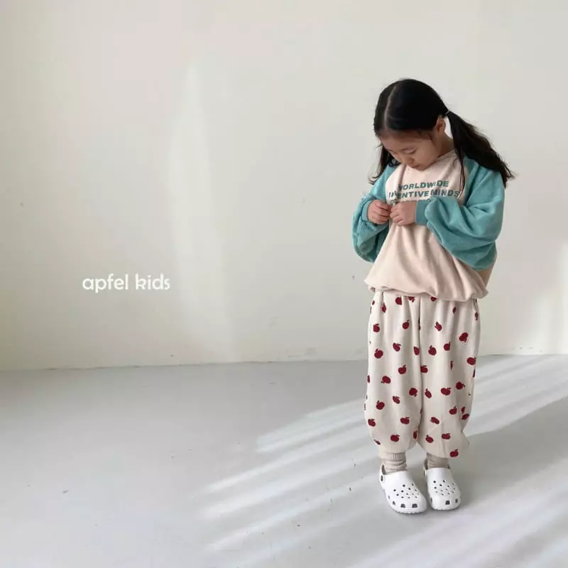 Apfel - Korean Children Fashion - #designkidswear - Apple Jogger Pants - 7
