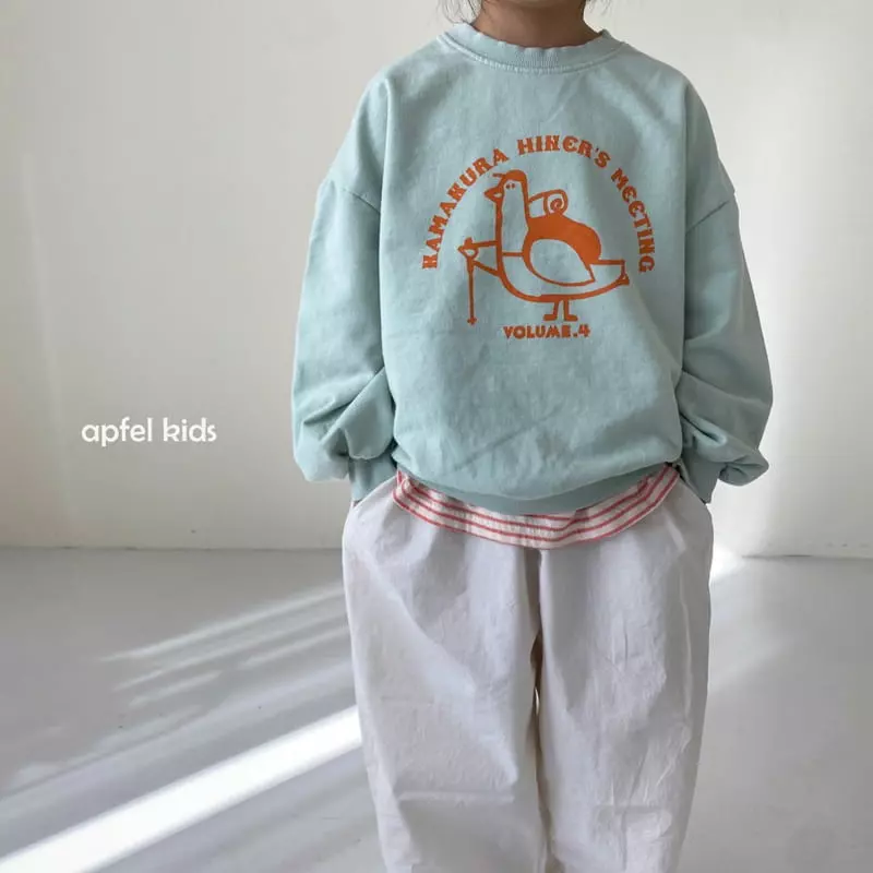 Apfel - Korean Children Fashion - #designkidswear - Meeting Sweatshirt