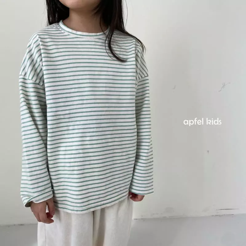 Apfel - Korean Children Fashion - #designkidswear - You Stripes Tee - 10