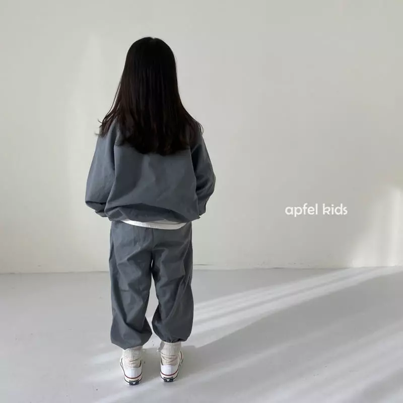 Apfel - Korean Children Fashion - #designkidswear - Spring Anorak Top Bottom Set - 4