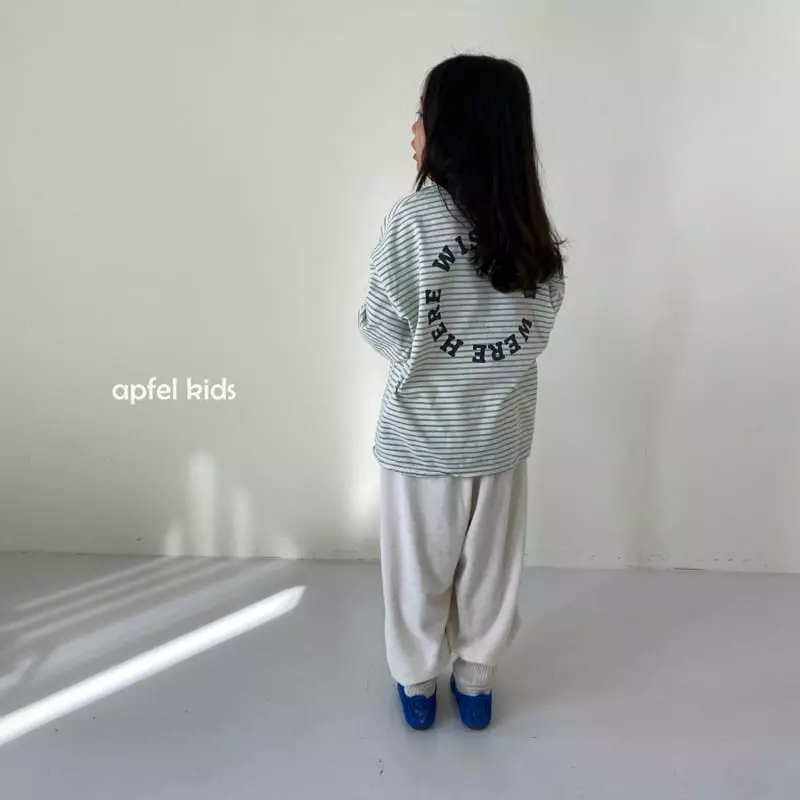 Apfel - Korean Children Fashion - #discoveringself - You Stripes Tee - 11