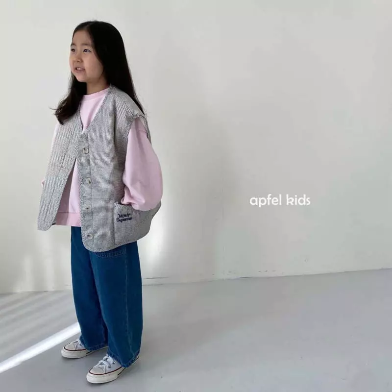 Apfel - Korean Children Fashion - #fashionkids - Supper Button Vest - 6