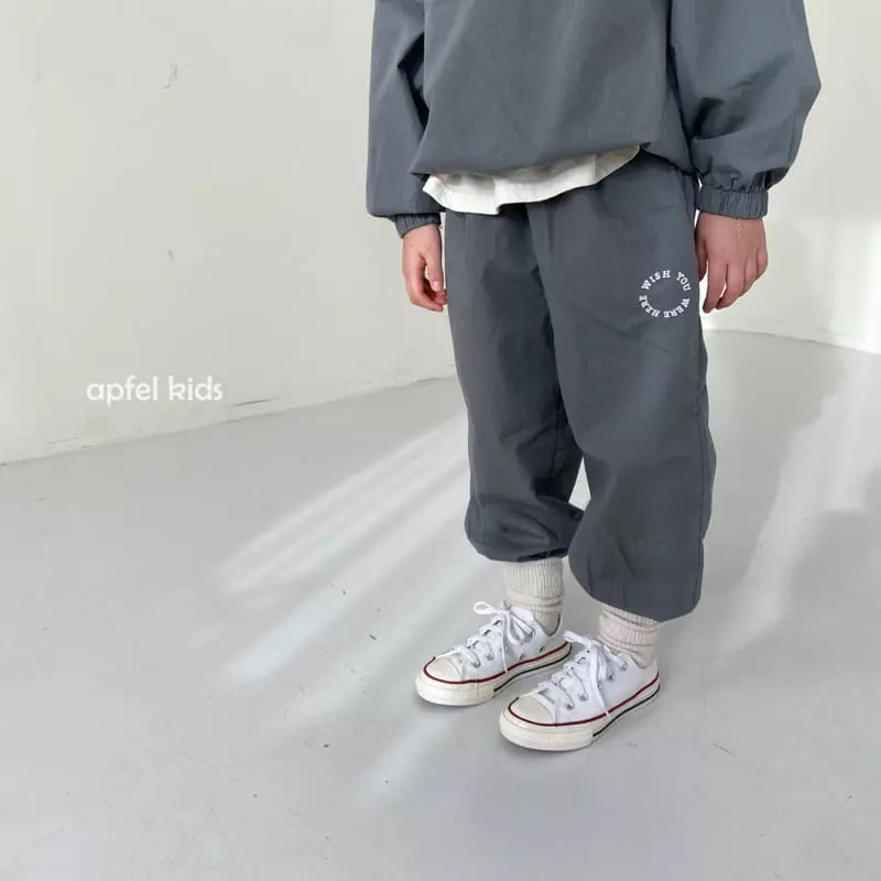 Apfel - Korean Children Fashion - #kidzfashiontrend - Spring Anorak Top Bottom Set - 8