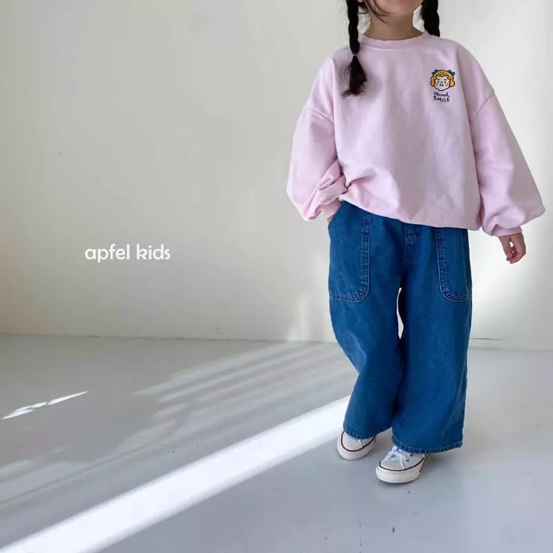 Apfel - Korean Children Fashion - #littlefashionista - Cheek Touch Sweatshirt - 9