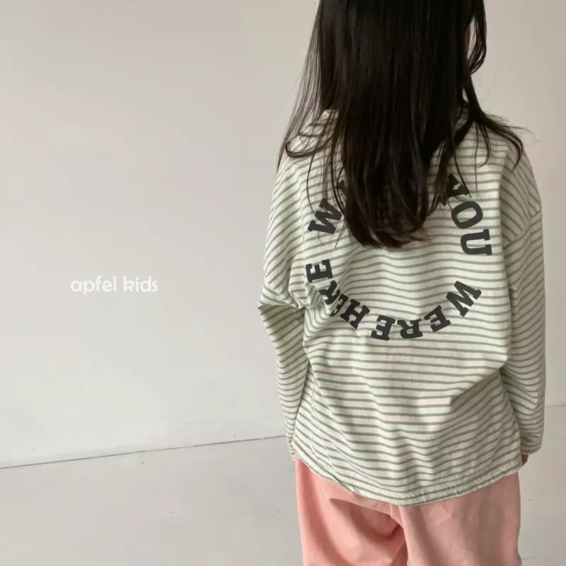 Apfel - Korean Children Fashion - #littlefashionista - You Stripes Tee