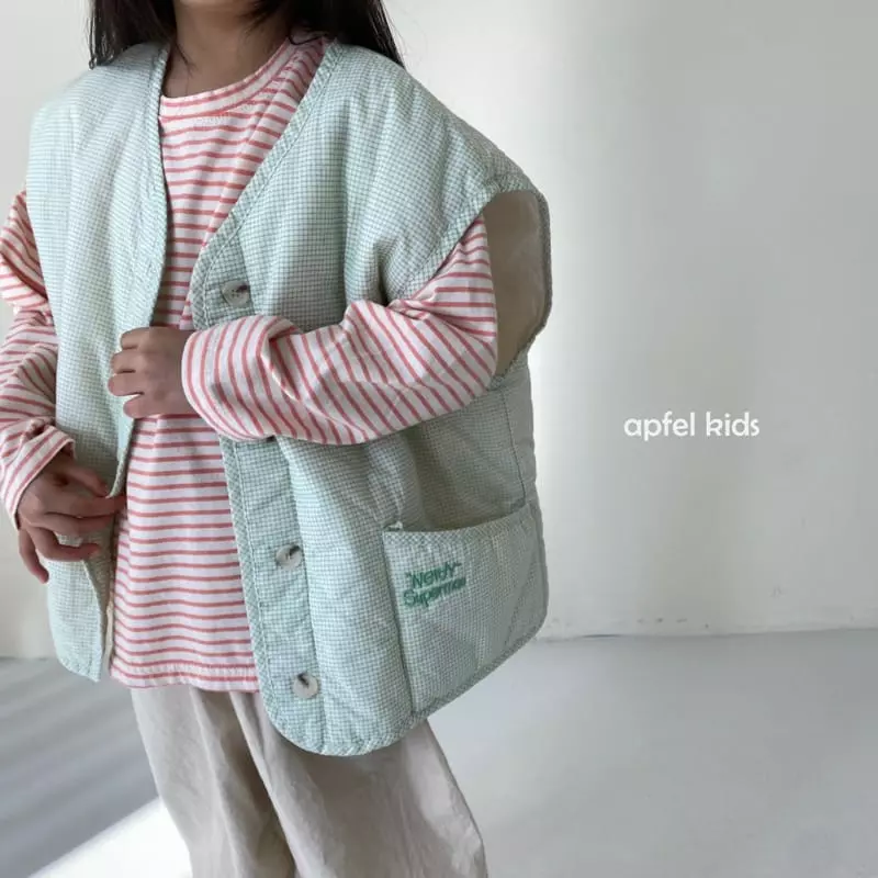 Apfel - Korean Children Fashion - #magicofchildhood - Supper Button Vest - 12
