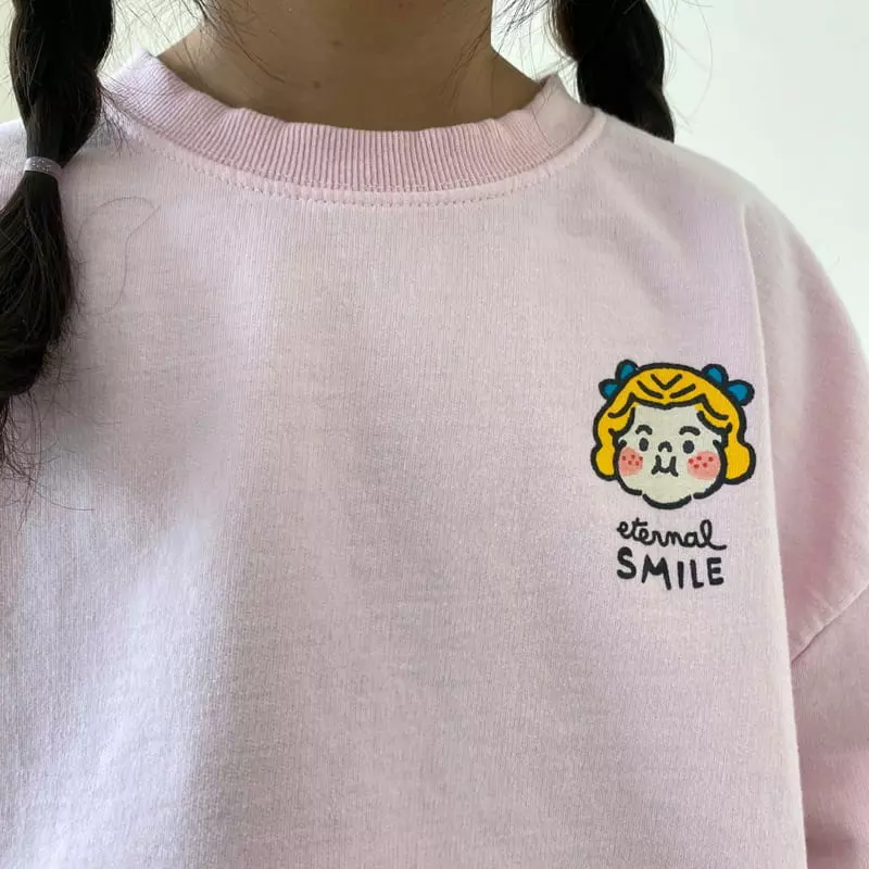 Apfel - Korean Children Fashion - #magicofchildhood - Cheek Touch Sweatshirt - 10