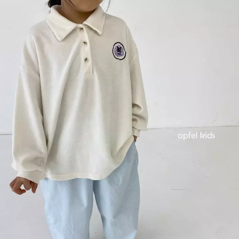 Apfel - Korean Children Fashion - #minifashionista - Coco Collar Tee - 5