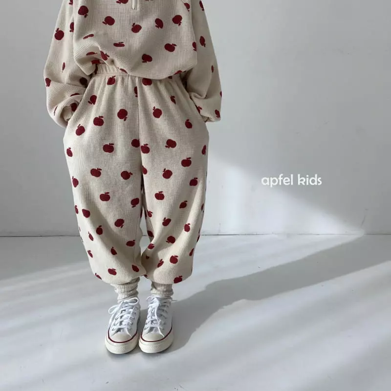 Apfel - Korean Children Fashion - #minifashionista - Apple Jogger Pants - 2