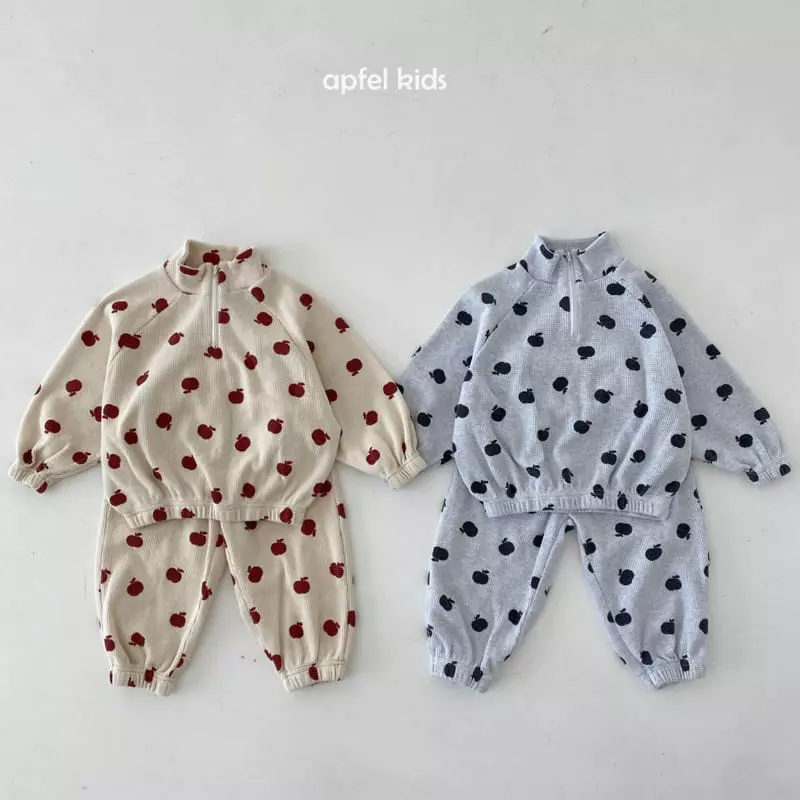Apfel - Korean Children Fashion - #minifashionista - Apple Anorak Swatshirt