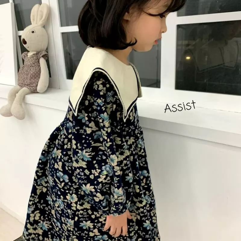 Assist - Korean Children Fashion - #childofig - Flower One-piece