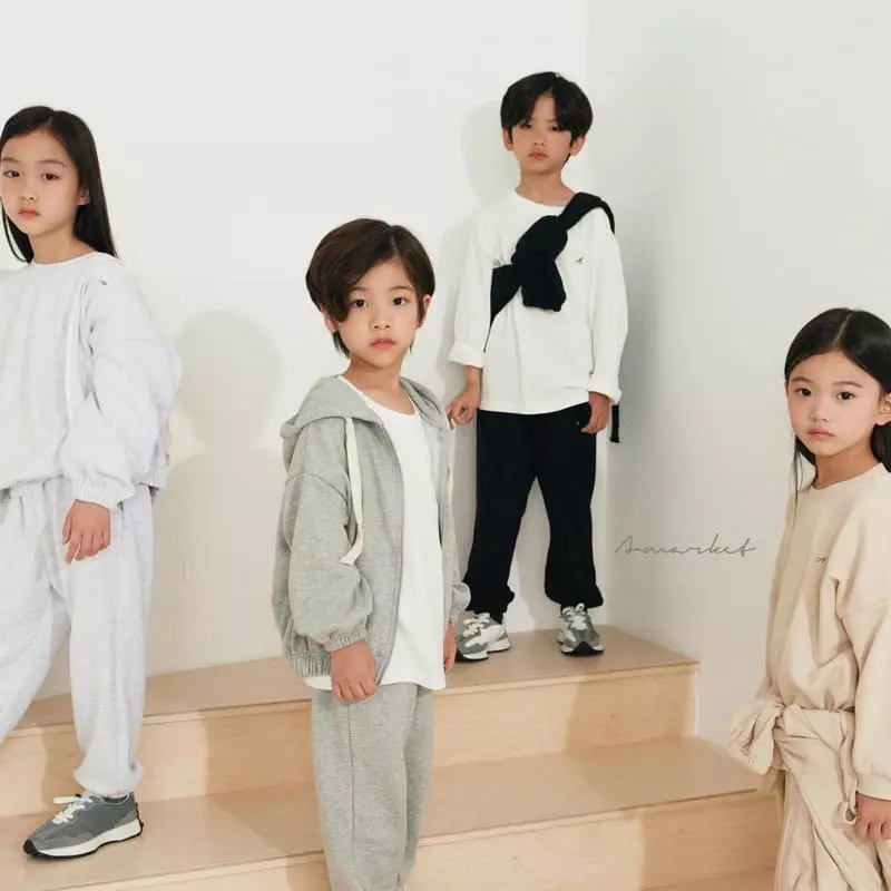 Assist - Korean Children Fashion - #childofig - Fleece Hoody Zip-up - 7