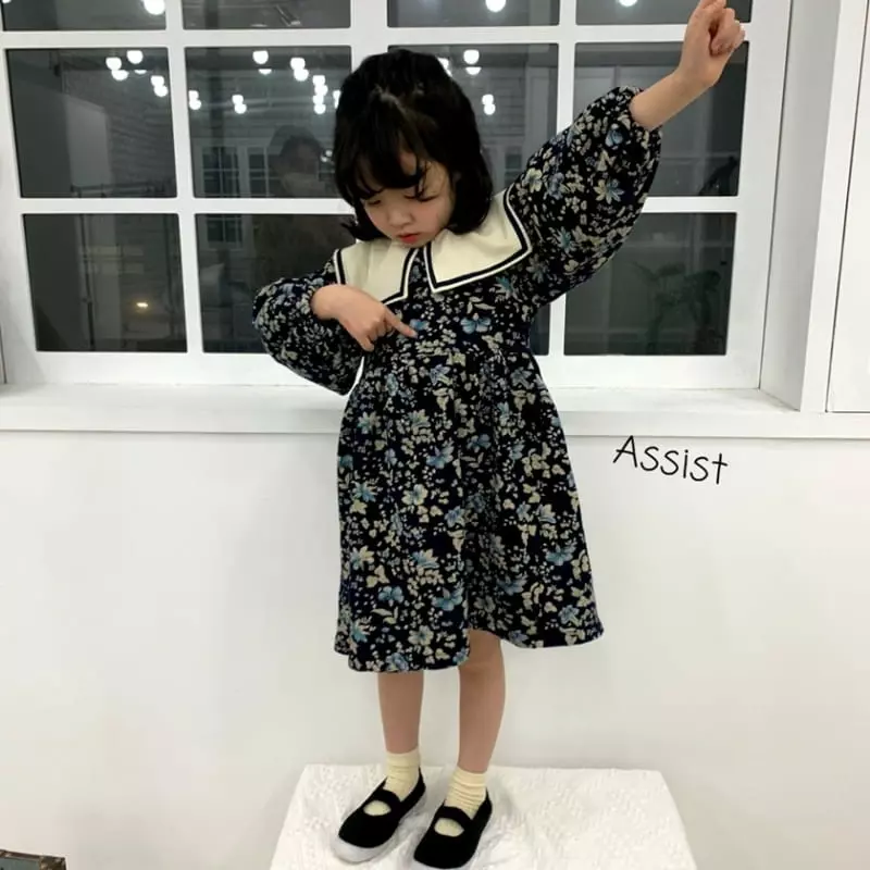 Assist - Korean Children Fashion - #childrensboutique - Flower One-piece - 2