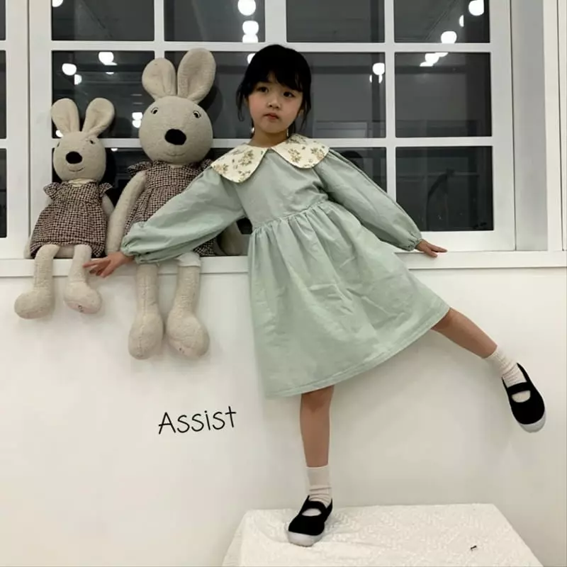 Assist - Korean Children Fashion - #designkidswear - Rose One-piece - 5