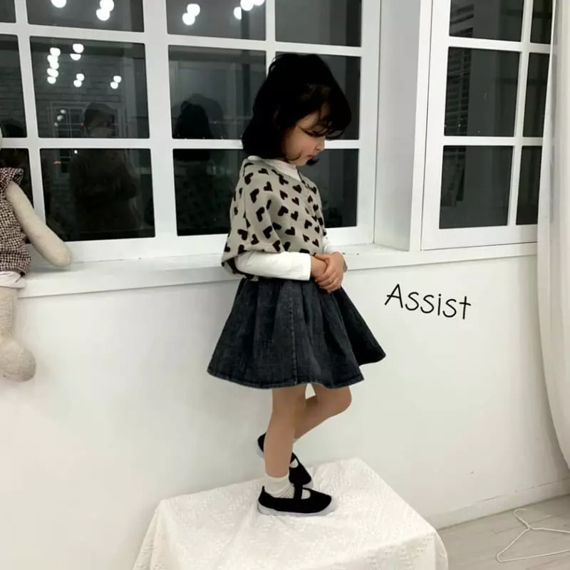 Assist - Korean Children Fashion - #fashionkids - Denim Skirt