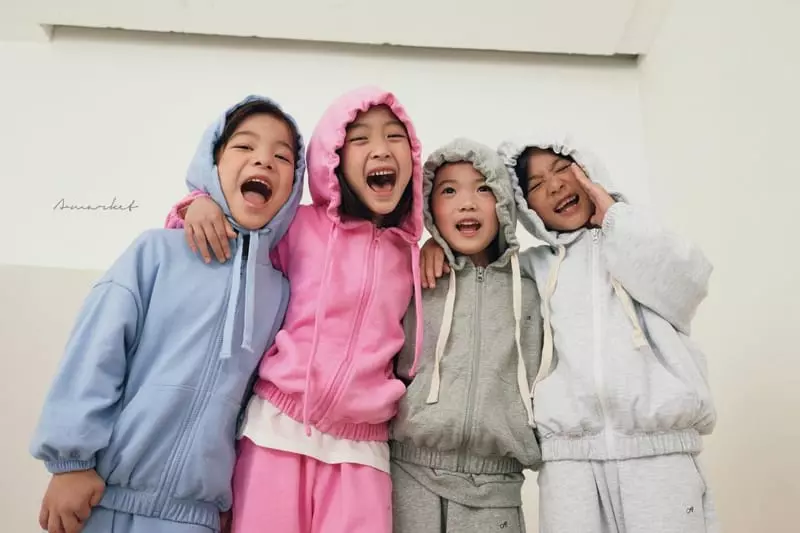Assist - Korean Children Fashion - #magicofchildhood - Fleece Hoody Zip-up - 3