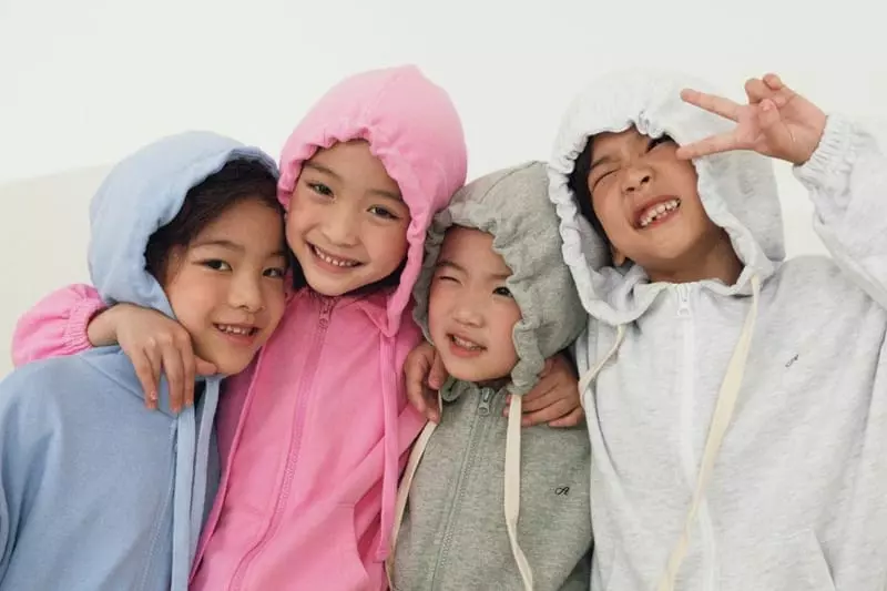 Assist - Korean Children Fashion - #prettylittlegirls - Fleece Hoody Zip-up - 5