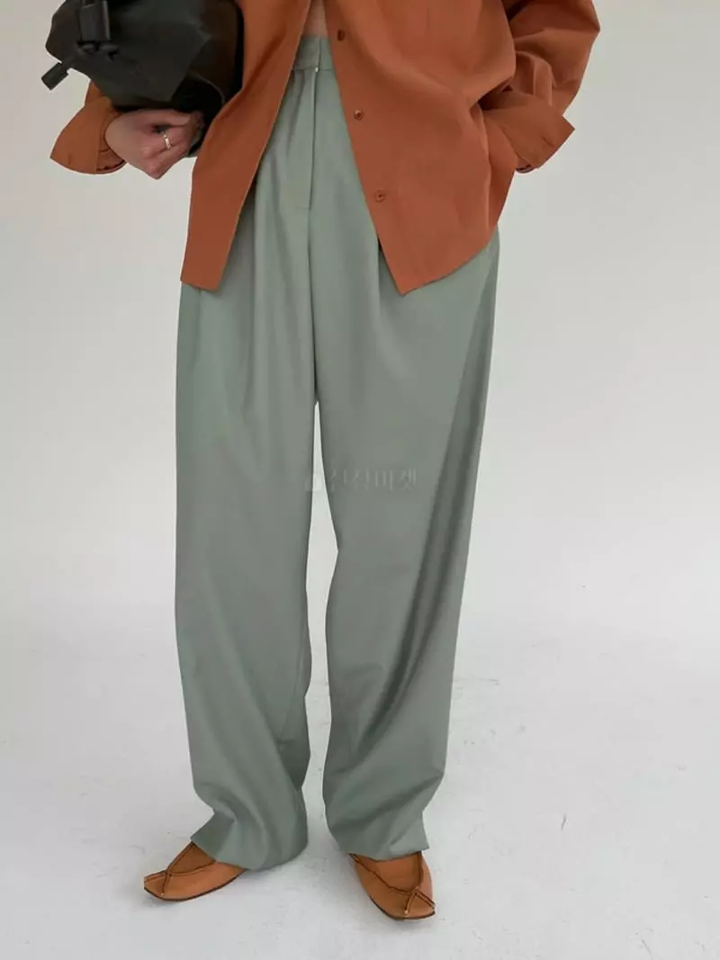 Atmosphere - Korean Women Fashion - #momslook - Open Pants