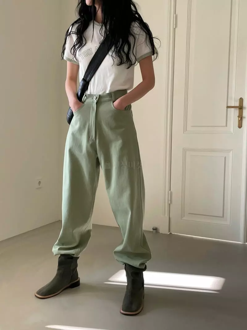 Atmosphere - Korean Women Fashion - #momslook - Goose Cotton Pants - 2