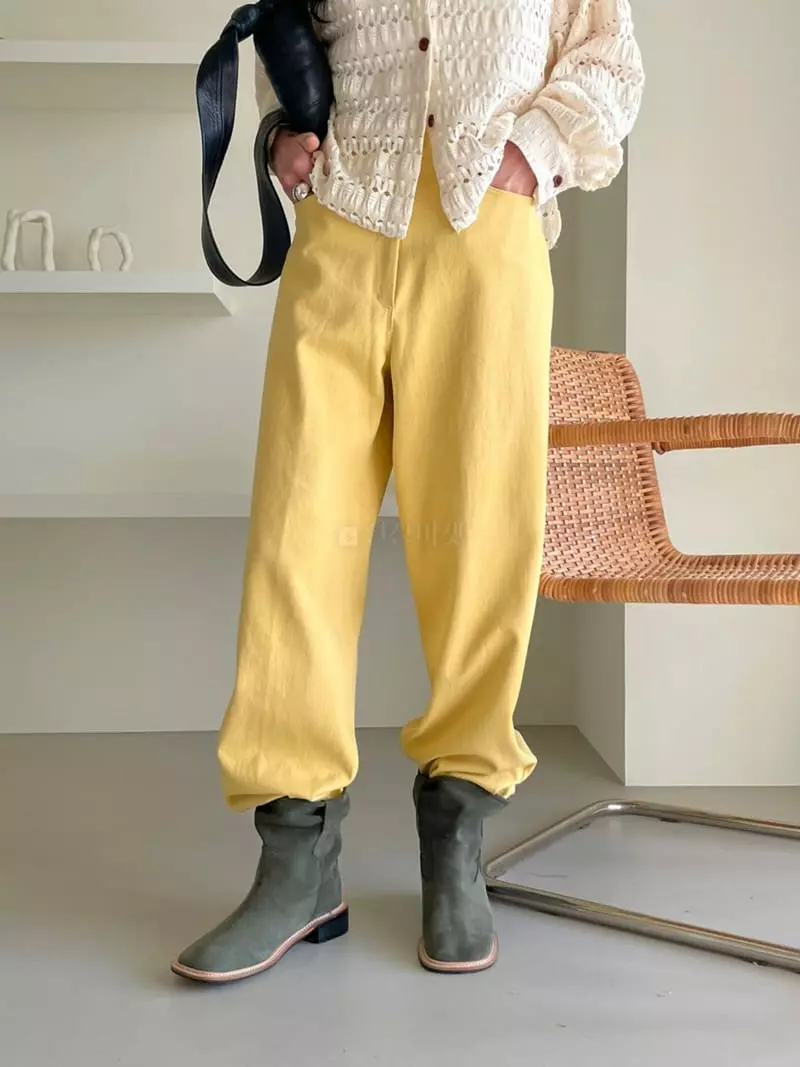 Atmosphere - Korean Women Fashion - #womensfashion - Goose Cotton Pants - 4
