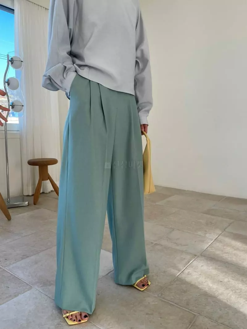Atmosphere - Korean Women Fashion - #restrostyle - Over Pants - 4