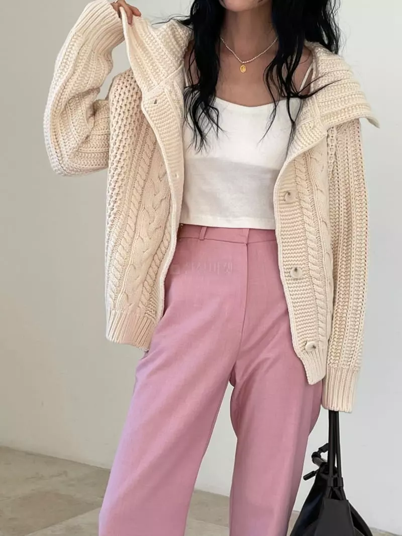 Atmosphere - Korean Women Fashion - #romanticstyle - Margaret Cardigan - 2