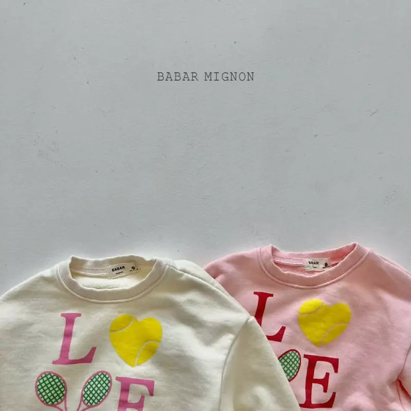 Babar Mignon - Korean Children Fashion - #Kfashion4kids - Love Crop Sweatshirt - 5