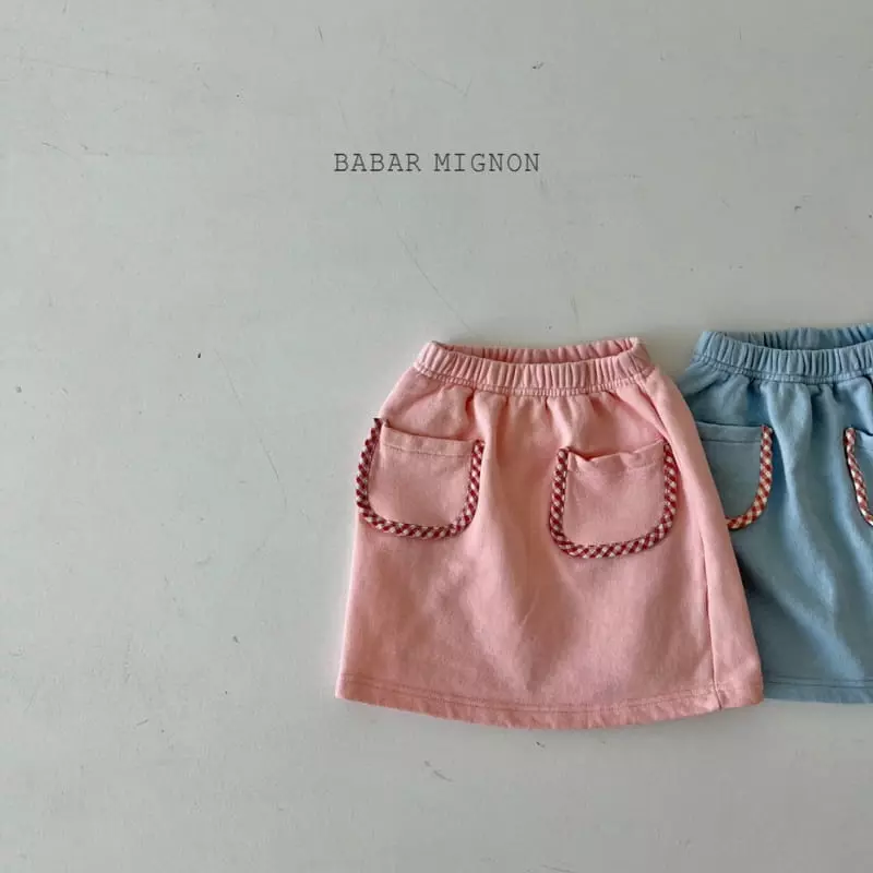 Babar Mignon - Korean Children Fashion - #discoveringself - Piping Skirt
