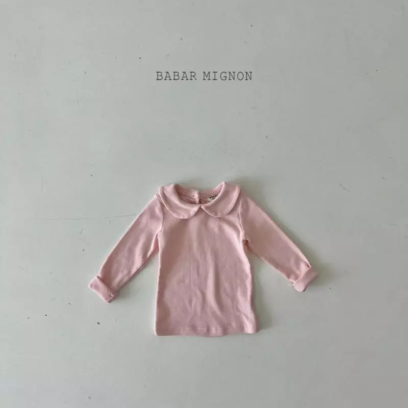 Babar Mignon - Korean Children Fashion - #kidsshorts - Petti Collar Tee - 11