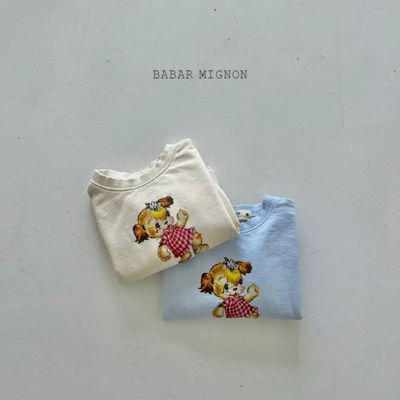 Babar Mignon - Korean Children Fashion - #kidzfashiontrend - Puppy Sweatshirt - 6