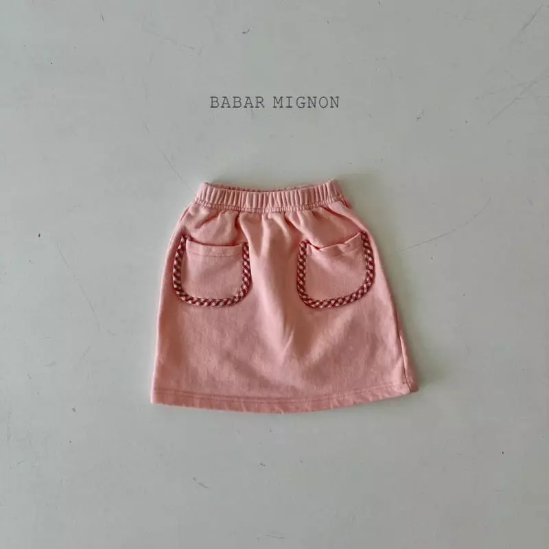 Babar Mignon - Korean Children Fashion - #kidzfashiontrend - Piping Skirt - 5