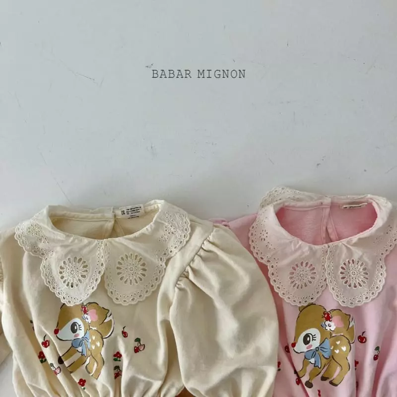 Babar Mignon - Korean Children Fashion - #magicofchildhood - Bambi Mignon Top Bottom Set - 2