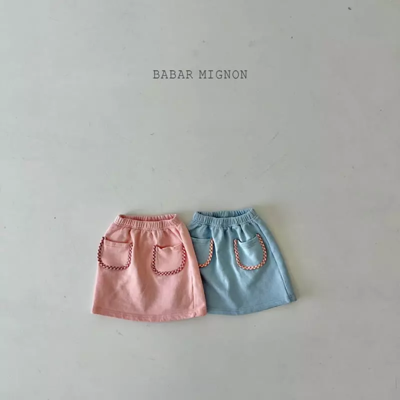 Babar Mignon - Korean Children Fashion - #prettylittlegirls - Piping Skirt - 10