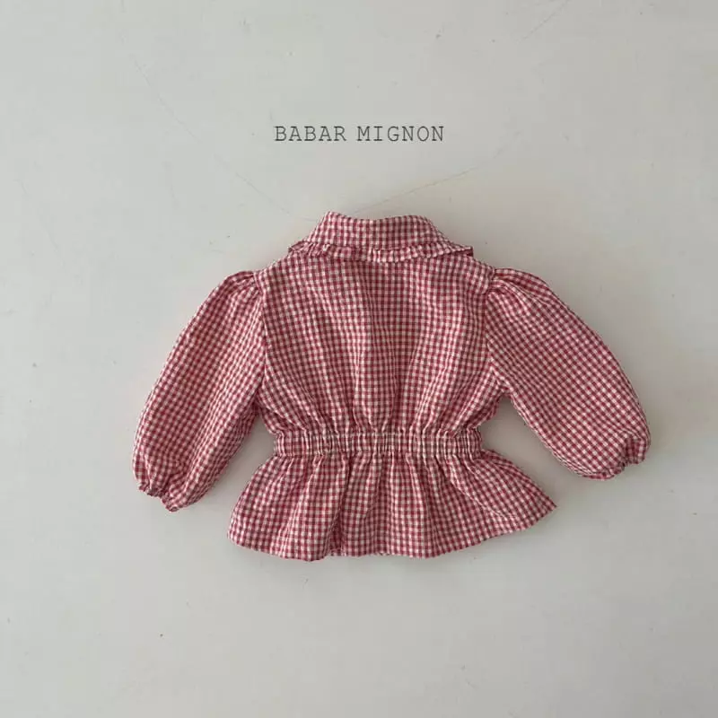 Babar Mignon - Korean Children Fashion - #prettylittlegirls - Check Wind Breaker - 8