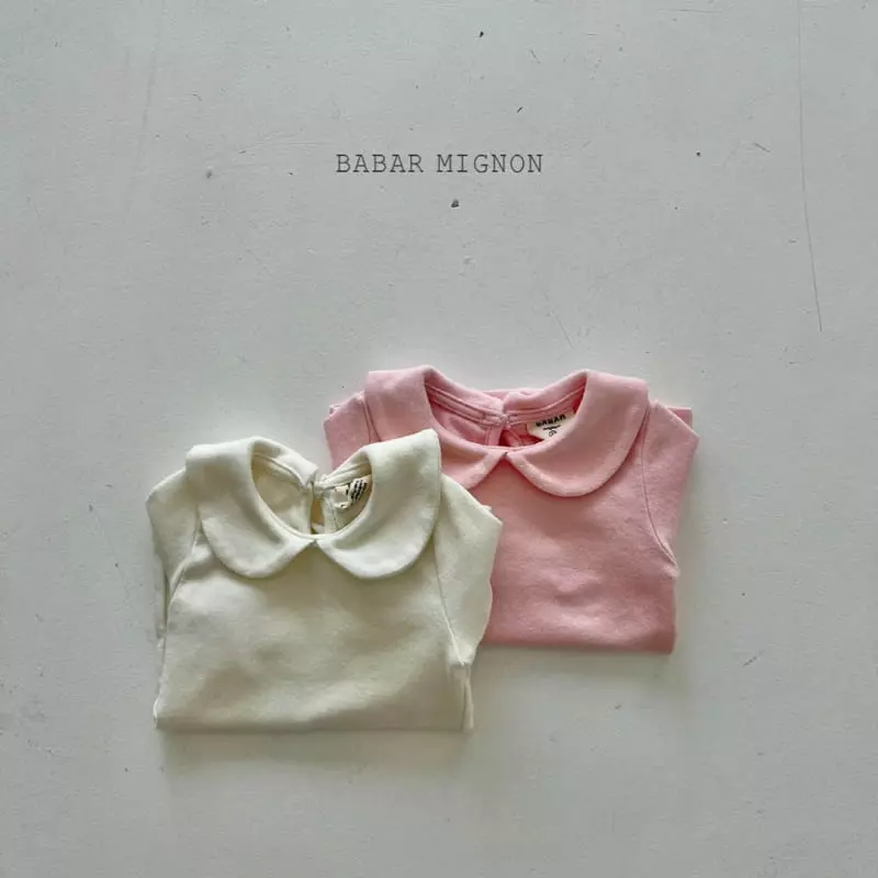 Babar Mignon - Korean Children Fashion - #stylishchildhood - Petti Collar Tee - 5