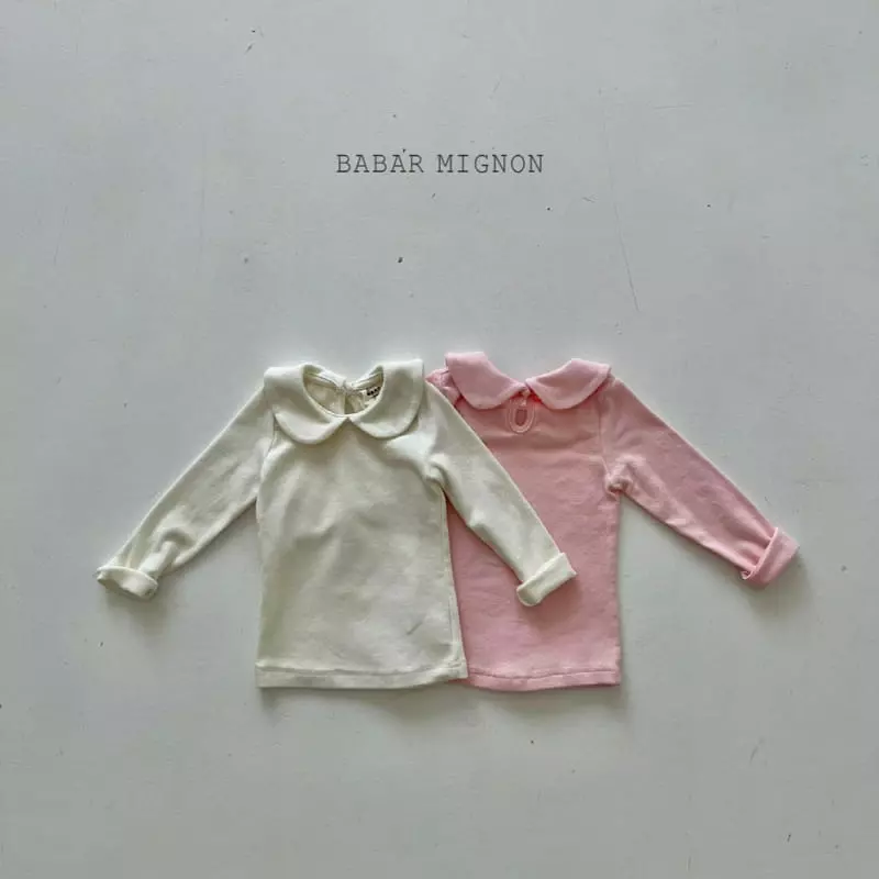 Babar Mignon - Korean Children Fashion - #todddlerfashion - Petti Collar Tee - 3