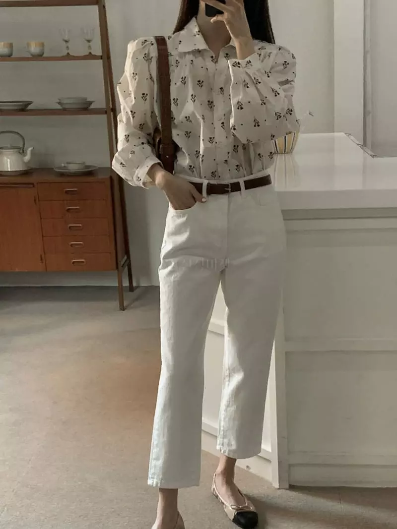 Baribari - Korean Women Fashion - #womensfashion - Tulip Shirt - 4