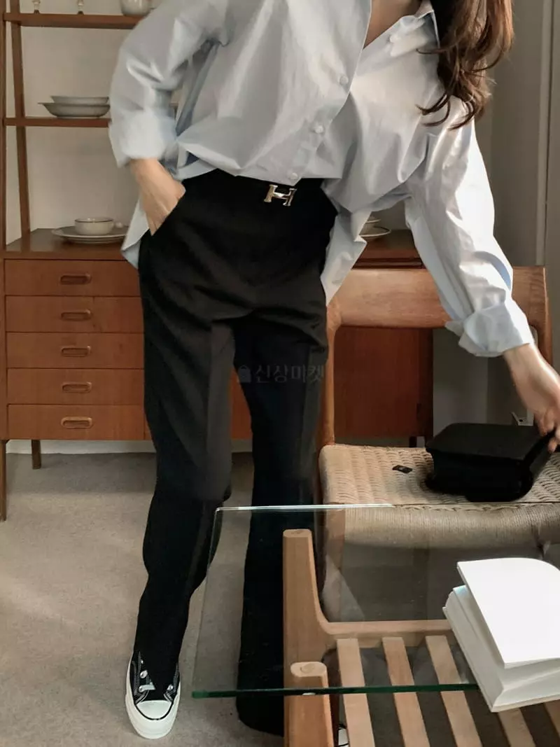 Baribari - Korean Women Fashion - #momslook - Drop Shirt - 2