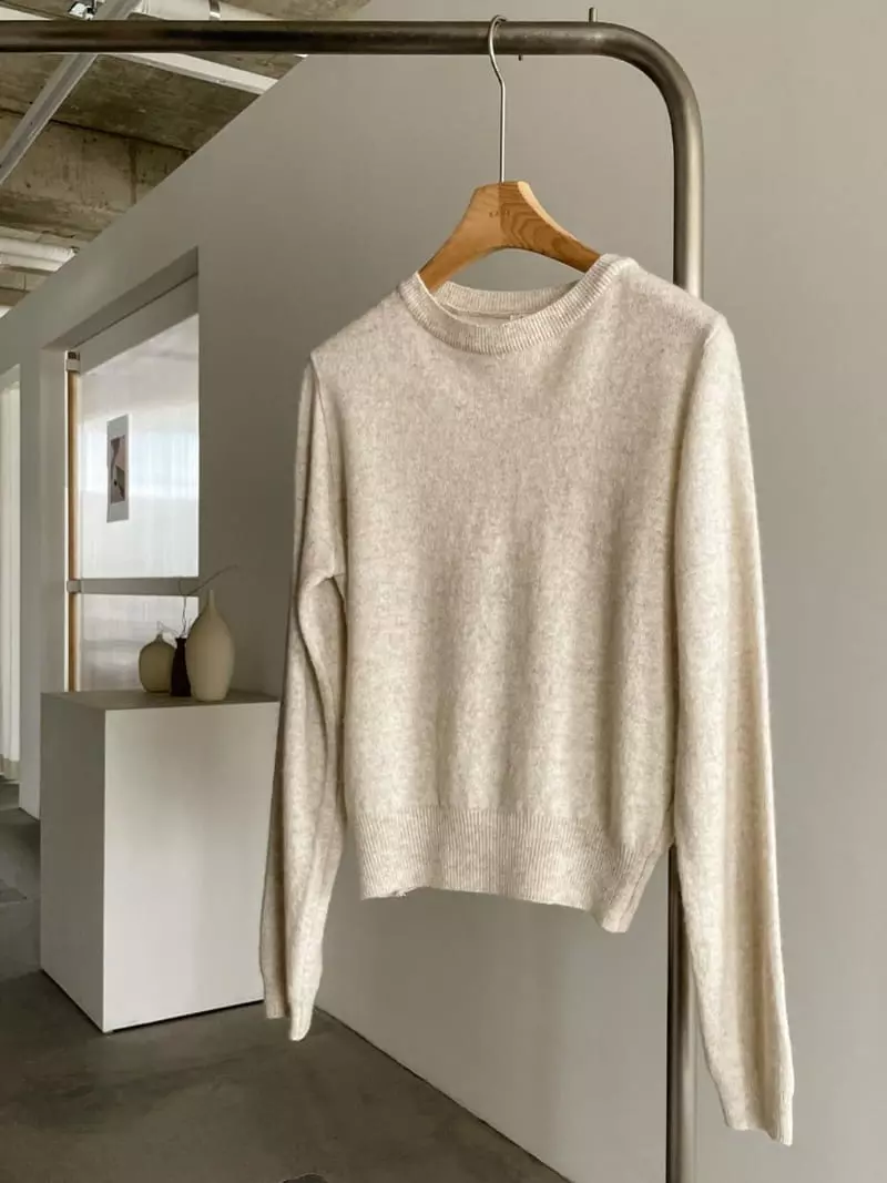 Baribari - Korean Women Fashion - #momslook - Rambo Raccoon Knit Tee