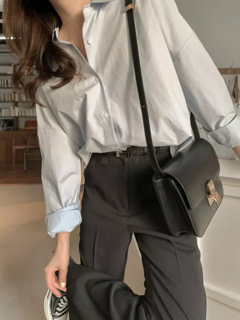 Baribari - Korean Women Fashion - #womensfashion - Drop Shirt