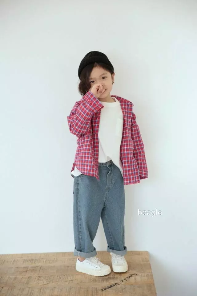 Beagle - Korean Children Fashion - #childofig - Bobo Check Shirt - 11