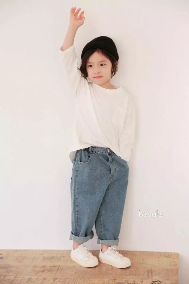 Beagle - Korean Children Fashion - #discoveringself - Today Pocket Tee - 3