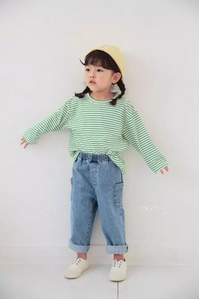 Beagle - Korean Children Fashion - #fashionkids - Joy Stripes Tee - 3