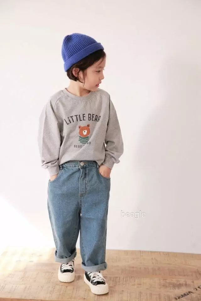 Beagle - Korean Children Fashion - #fashionkids - Liitle Bear Paint Tee - 2